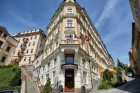 Kuren Tschechien: Außenansicht vom Spa Hotel Schlosspark Karlsbad Karlovy Vary Tschechien