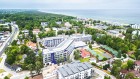 Kuren in Polen: Blick auf den alten Teil des Hotel Unitral in Mielno