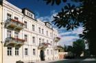 Kuren in Tschechien: Blick auf das Kurhaus Sevilla in Franzensbad Frantiskovy Lazne