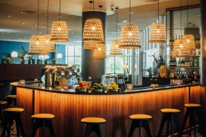 Kuren in Polen: Bar im Hotel Amber Baltic in Misdroy Miedzyzdroje