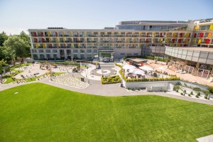 Außenansicht vom Hotel Aquarius SPA Kolberg Kolobrzeg Ostsee Polen Kuren in Polen: Weitere Außenansicht des Hotel Aquarius SPA in Kolberg Kolobrzeg