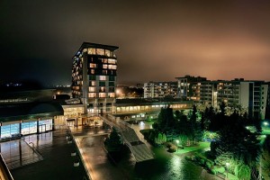 Kuren in Polen: Abendimpressionen vom Kurhotel Arka Medical Spa in Kolberg Kolobrzeg