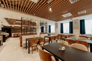 Kuren Polen: Speisesaal vom Sanatorium Barbarka VITA Swinemünde Swinoujscie