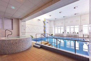 Kuren in Tschechien: © Archiv LLJ - Whirlpool des im Kurhotel Akademik Behounek in St. Joachimsthal Jáchymov