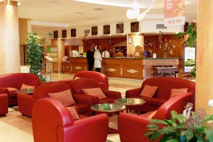 Kuren in Tschechien: Lobby des Hotel Villa Butterfly in Marienbad Mariánske Lázne