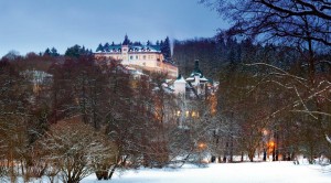 Kuren in Tschechien: © GALA HOTELS, r.s.o. - Hausansicht im Winter vom Hotel Chateau Monty SPA Marienbad Marianske Lazne