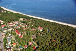 Kuren in Polen: Luftaufnahme des Zentrum SPA Chimera in Horst Niechorze