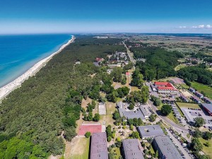 Kuren in Polen: Luftaufnahme im Hotel Delfin Spa und Wellness in Neuwasser Dabki Ostsee