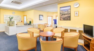 Kuren Tschechien: Rezeption Kurabteilung - SPA Hotel Dvorak Karlsbad Karlovy Vary Tschechien