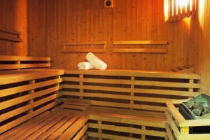 Kuren in Polen: Sauna im Kurhotel El Pak in Swinemünde Swinoujscie Ostsee