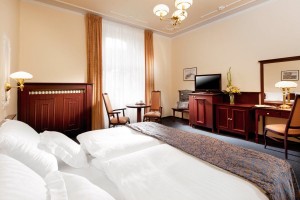 Kuren in Tschechien: Zimmerbeispiel Doppelzimmer Standard im Hotel Excelsior © GALA HOTELS, s.r.o. Marienbad
