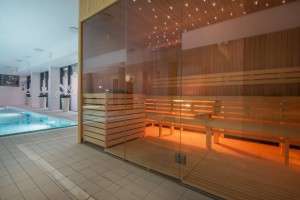 Kuren in Polen: Sauna im Kurhotel Henryk Swinemünde Swinoujscie