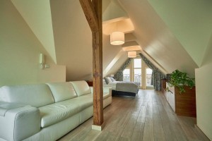Kuren in Polen: Dachgeschosszimmer des Kurhotel Villa Herkules Swinemünde Swinoujscie