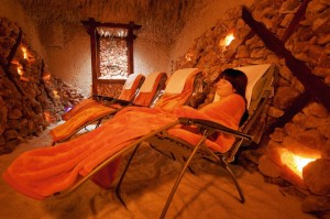 Kuren in Polen: Salzkammer im Hotel Kaisers Garten in Swinemünde