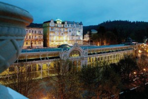 Kuren in Tschechien: Blick auf das SPA Hotel Krivan in Marienbad