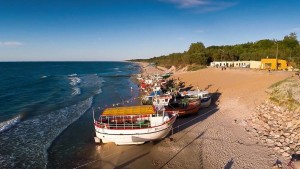 Kuren in Polen: Strand in Jershöft Ostsee