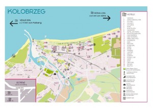 Kuren in Polen: Hotellageplan Kolberg Kolobrzeg Ostsee