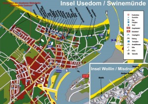 Kuren in Polen: Hotellageplan Swinemünde Swinoujscie