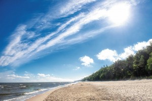 Kuren in Polen: Strandansicht beim Grand Laola Spa & Apartments Pobierow Pobierowo Ostsee Polen