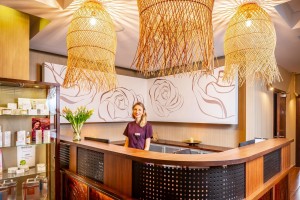 Wellnessrezeption des Boutique- & Wellnesshotel Leda SPA Kolberg Kolobrzeg Ostsee Polen Kuren Polen: Wellnessrezeption des Boutique- & Wellnesshotel Leda SPA Kolberg Kolobrzeg Ostsee Polen