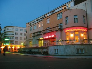 Kuren in Tschechien: Blick auf das Kurhotel Libensky in Podebrady Podiebrad