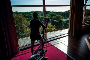 Kuren in Polen: Fitnessraum des Hotel Lidia in Rügenwaldermünde Darlowko Ostsee