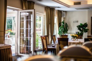 Kuren in Polen: Restaurant des Hotel Lubicz in Stolpmünde Ustka