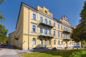 Kuren in Tschechien: Blick auf das Kurhotel Luisa Franzensbad Frantiskovy Lazne