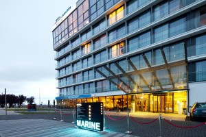 Kuren in Polen: Ansicht des Hotel Marine & Ultra Marine in Kolberg Kolobrzeg