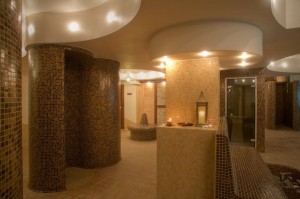 Kuren in Polen: Saunabereich des Erholungshaus Maximus SPA in Wald Dziwnowek Ostsee