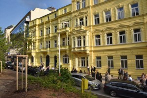 Kuren in Tschechien: Frontansicht des Grandhotel Nabokov Marienbad Marianske Lazne