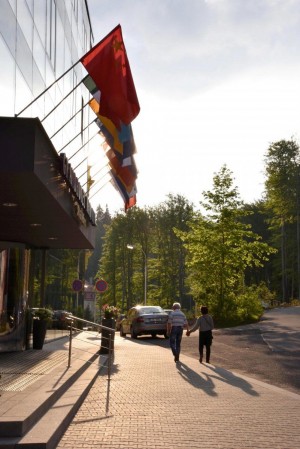 Kuren in Tschechien: Eingangsbereich des Grandhotel Nabokov Marienbad Marianske Lazne