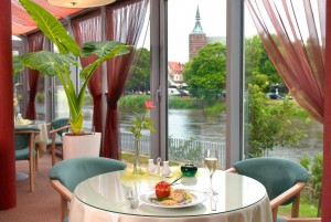 Kuren in Polen: Im Restaurant des Kurhaus Nad Parseta in Kolberg Kolobrzeg