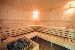 Kuren in Polen: Sauna des Hotel New Skanpol in Kolberg Kolobrzeg