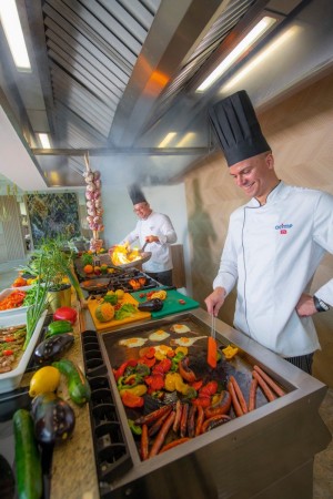 Kuren in Polen: Live Cooking im Hotel Olymp 4 in Kolberg Kolobrzeg Ostsee