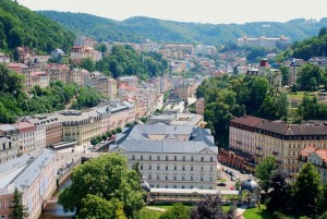 Kuren Tschechien: Blick über das Kurhaus Parkquelle © Sadovy Pramen Karlsbad Tschechien