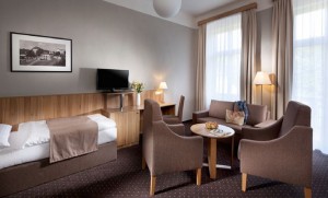 Kuren in Tschechien: Weiteres Zimmerbeispiel im SPA & Kur Hotel Praha in Franzensbad Frantiskovy Lazne