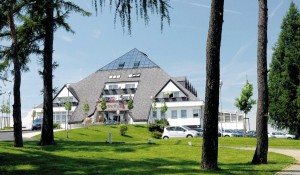 Parkplätze des Kurhotel Pyramida 1 Franzensbad Frantiskovy Lazné Tschechien