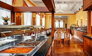 Kuren in Tschechien: Speisesaal im Hotel Reitenberger in Marienbad Marianske Lazne