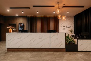 Kuren in Polen: Rezeption des Saltic Resort & SPA Gribow Grzybowo