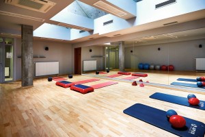 Kuren in Polen: Gymnastikraum im Sand Hotel in Kolberg Kolobrzeg