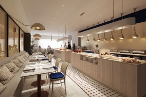 Kuren in Polen: Restaurant im Sand Hotel in Kolberg Kolobrzeg