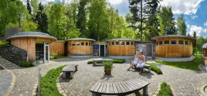 Kuren in Deutschland: Saunalandschaft im Bade- und Wellness-Landschaft Bad Brambach - Santé Royal Resort in Bad Brambach