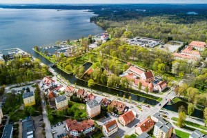 © St. Bruno - Kuren Polen: Luftaufnahme vom St. Bruno Lötzen Gizycko Masuren