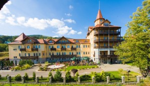 Kuren in Polen: Ansicht im Kurhotel St. Lukas Bad Flinsberg Swieradow Zdroj