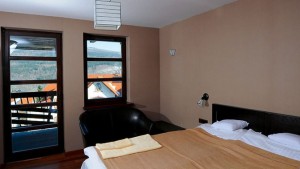 Kuren in Polen: Blick vom Zimmer des Hotel Sudetia Bad Flinsberg Swieradow-Zdroj