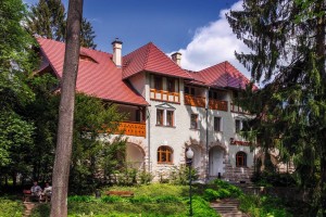 Kuren in Polen: Weitere Ansicht der Villa Zameczek in Bad Aldheide Polancia Zdrój