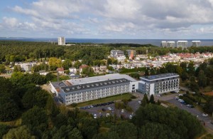 Kuren Polen: Blick auf das Hotel Wolin Misdroy Miedzyzdroje Ostsee Polen