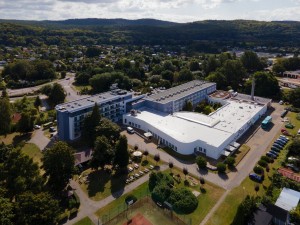 Kuren Polen: Luftaufnahme vom Hotel Wolin Misdroy Miedzyzdroje Ostsee Polen