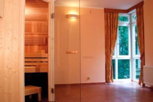 Kuren in Polen: Sauna im Kurhotel Arstone Villa am Park in Swinemünde Swinoujscie Ostsee
